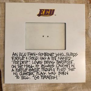 ECU picture frame with quote